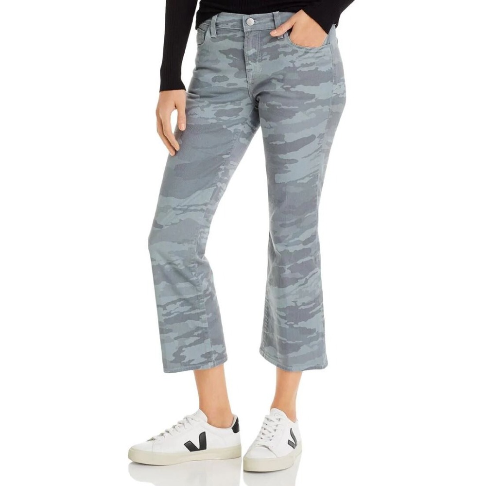 J Brand women jeans Selena mid rise crop boot JB002999 camo 27 $278
